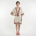 Women’s V-Neck Kaftan Summer Dress