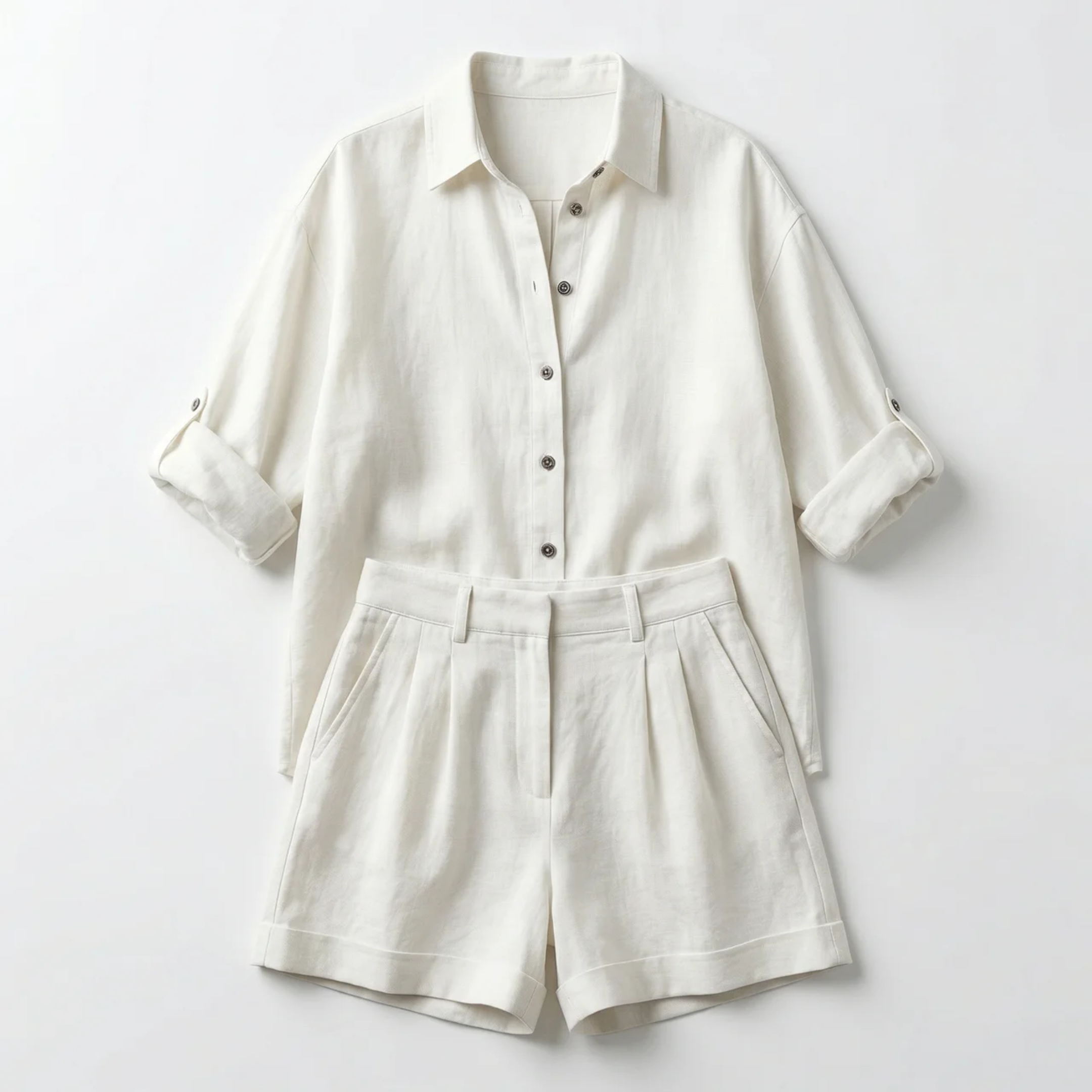 Women’s Linen Summer Co-ord Short