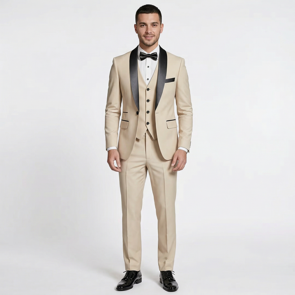 Men's Elegant 3-Piece Suit Set