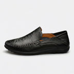 Valenomode - Men’s Leather Slip-On Loafers