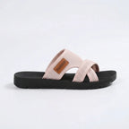 Valenomode - Women’s Cross Strap Summer Sandals