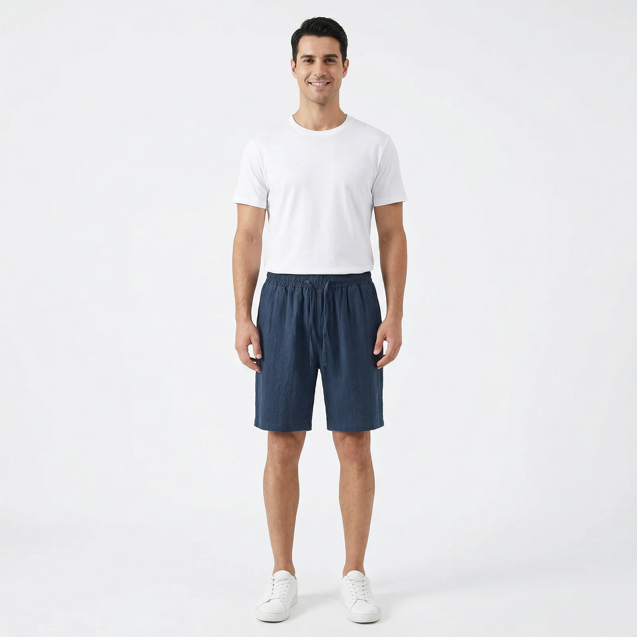 Men's Airy Linen Summer Shorts