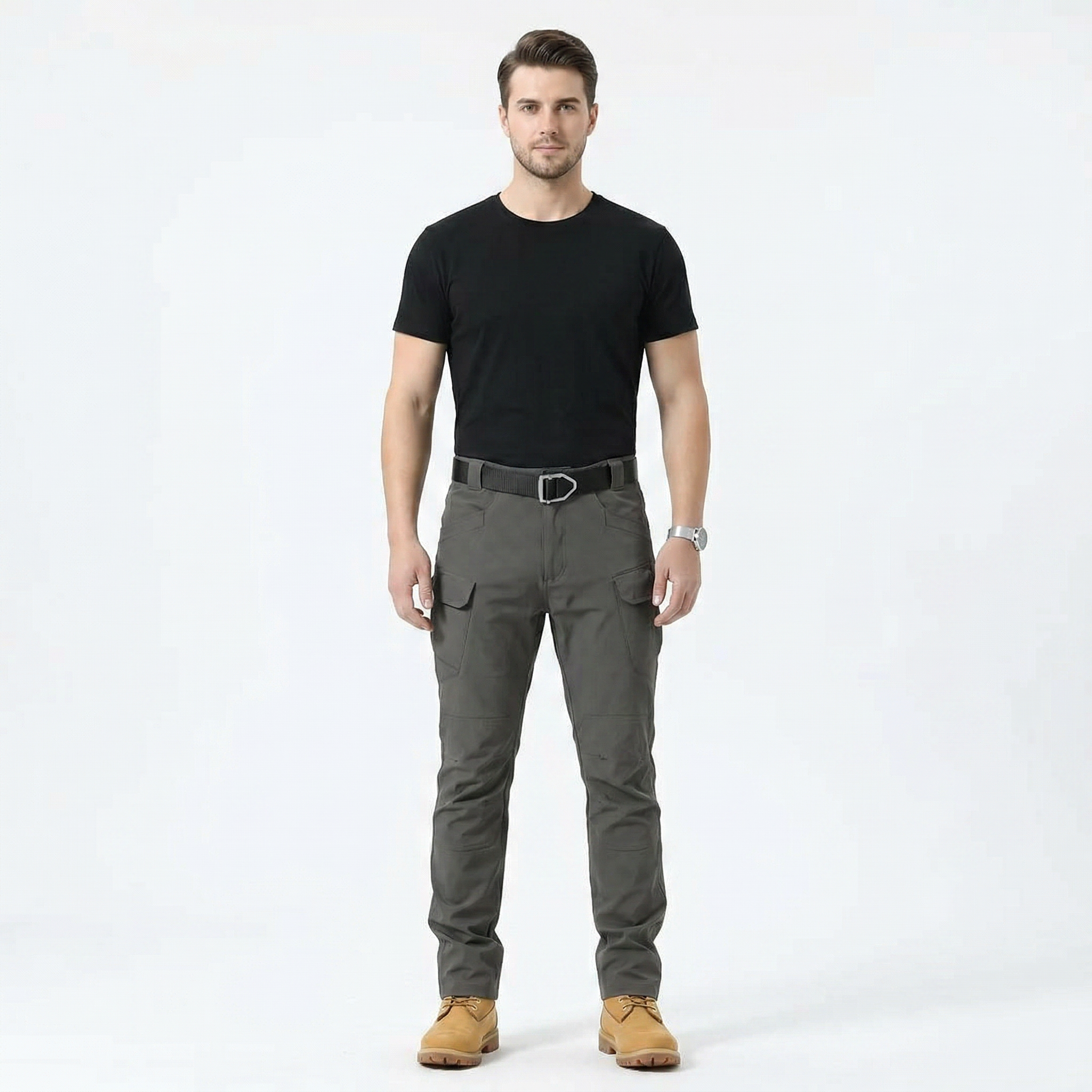Men's Slim Fit Cargo Jogger Tapered Pants