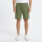 Valenomode - Men’s Pull-On Linen Summer Shorts