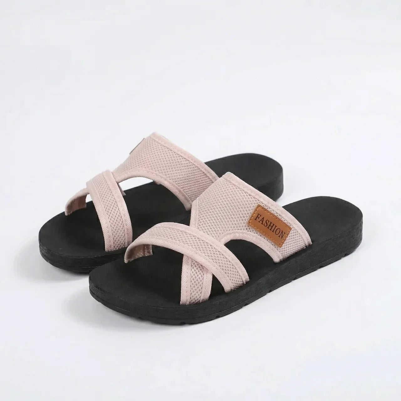 Valenomode - Women’s Cross Strap Summer Sandals