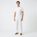 Valenomode - Men’s Linen Drawstring Waist Pants