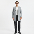 Men's Wool Business Trench Coat