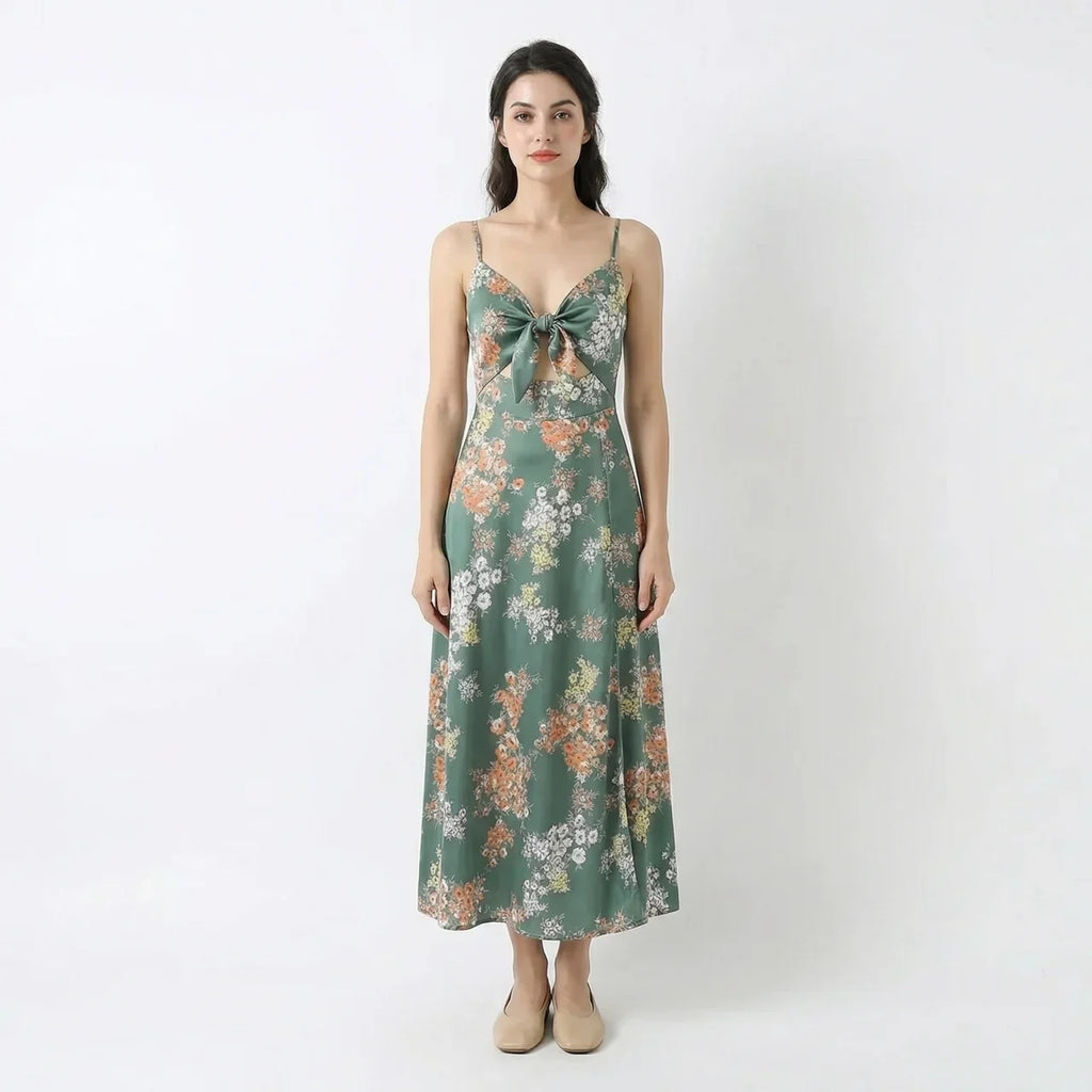 Women's Floral Summer Maxi Dress