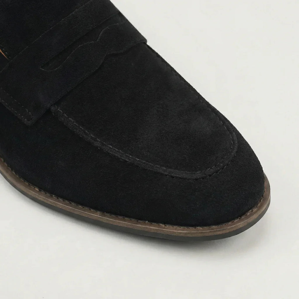 Men's Classic Suede Slip-On Loafers