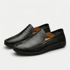 Valenomode - Men’s Leather Slip-On Loafers