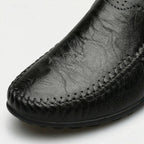 Valenomode - Men’s Leather Slip-On Loafers