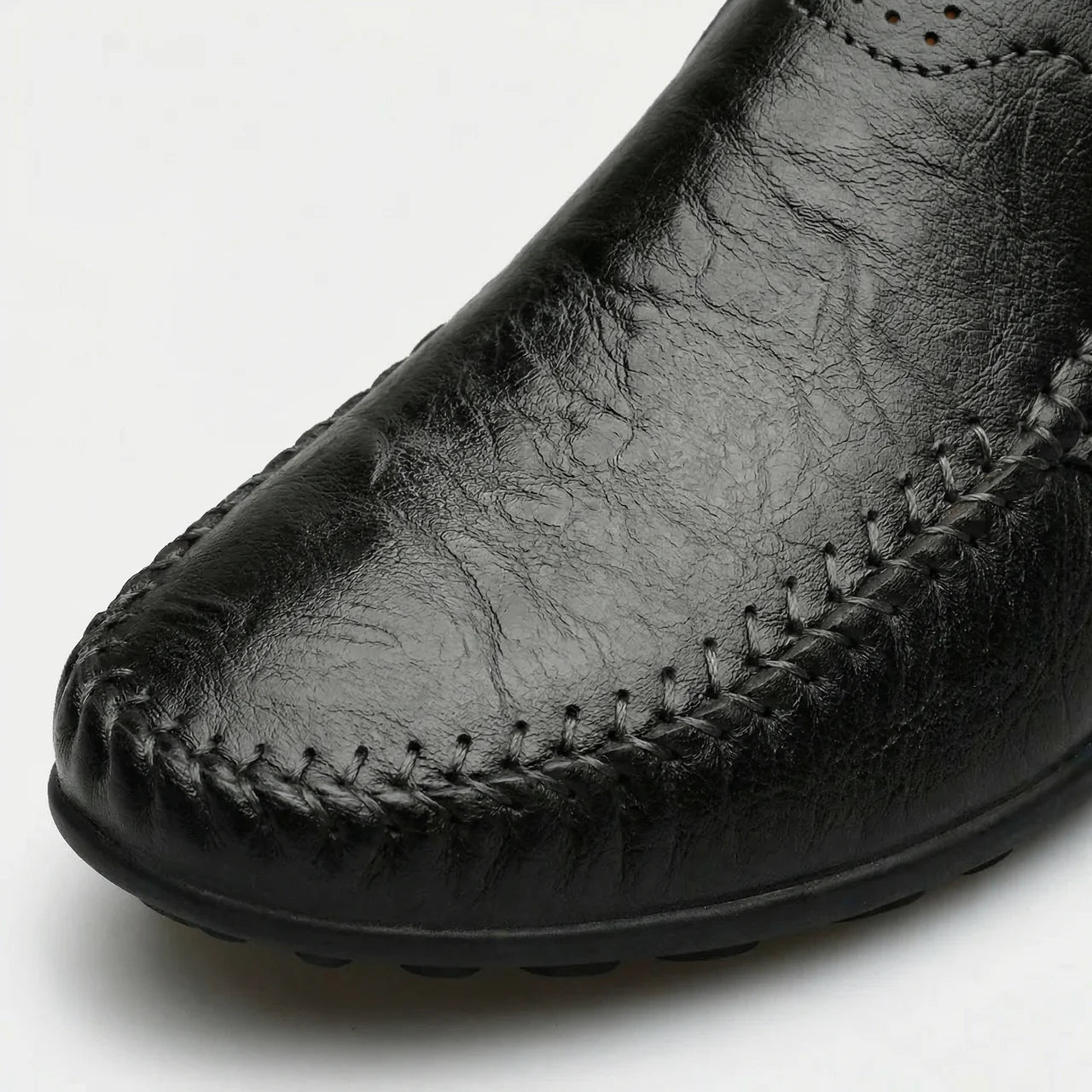 Valenomode - Men’s Leather Slip-On Loafers