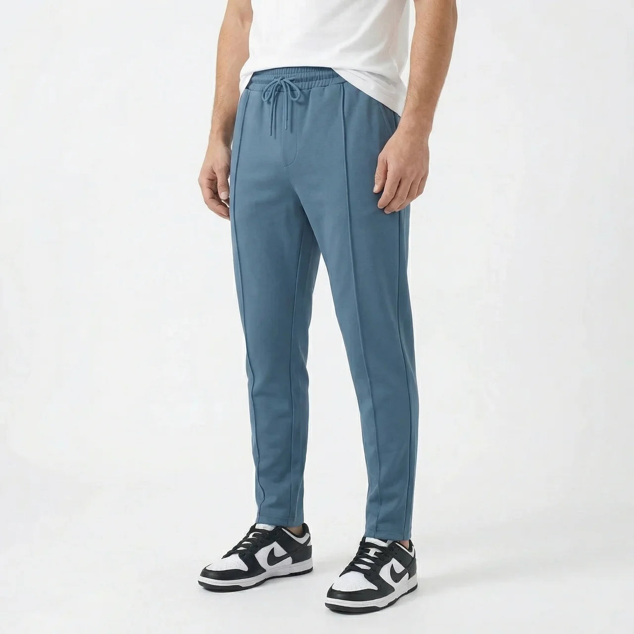 Valenomode - Men’s Drawstring Tapered Pants