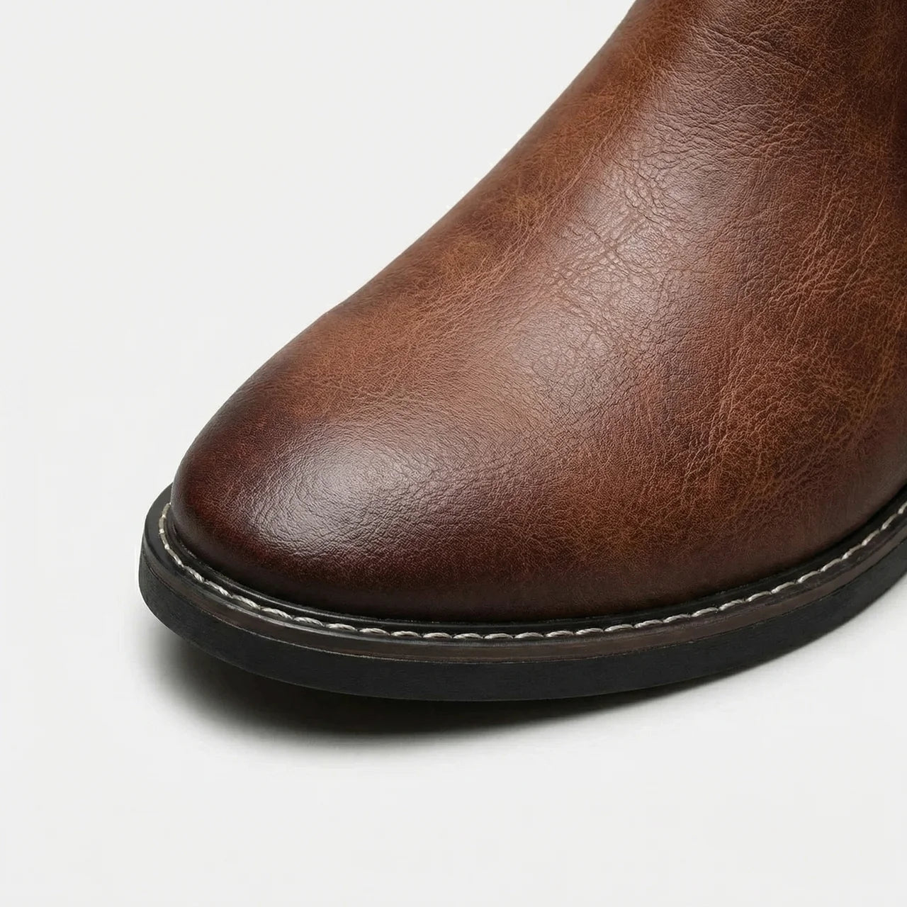 Valenomode - Men’s Chelsea leather Ankle Boots