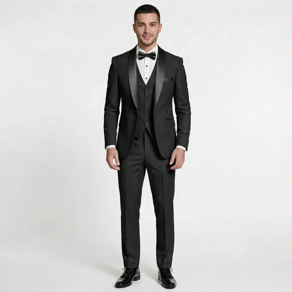 Men's Elegant 3-Piece Suit Set