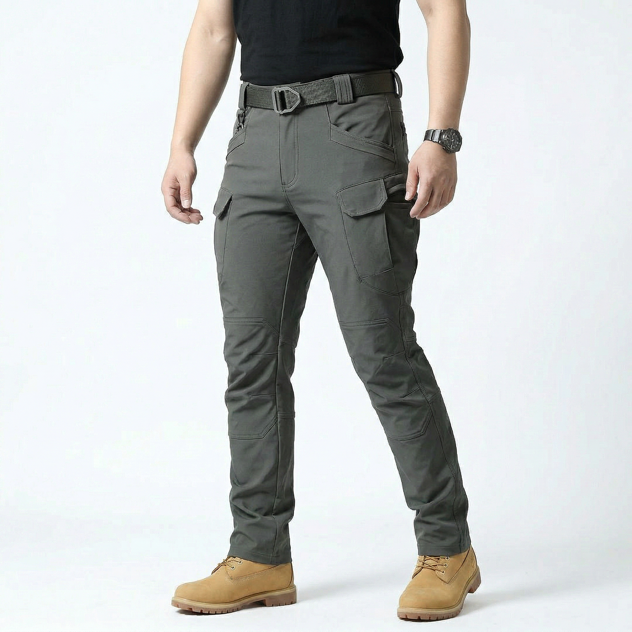 Men's Slim Fit Cargo Jogger Tapered Pants