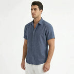 Men’s Casual Linen Short Sleeve Shirt