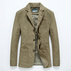 Men's Button Front Blazer Jacket
