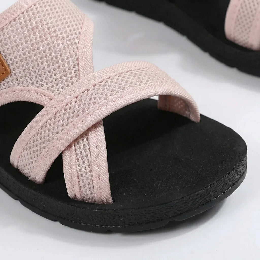 Valenomode - Women’s Cross Strap Summer Sandals