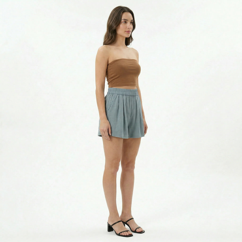Valenomode - Women’s Summer Wide Pull-On Shorts