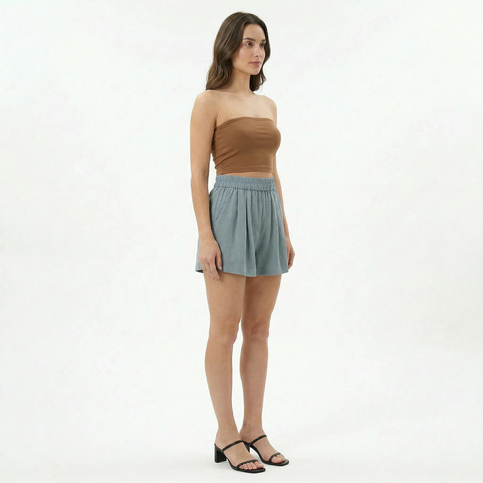 Valenomode - Women’s Summer Wide Pull-On Shorts