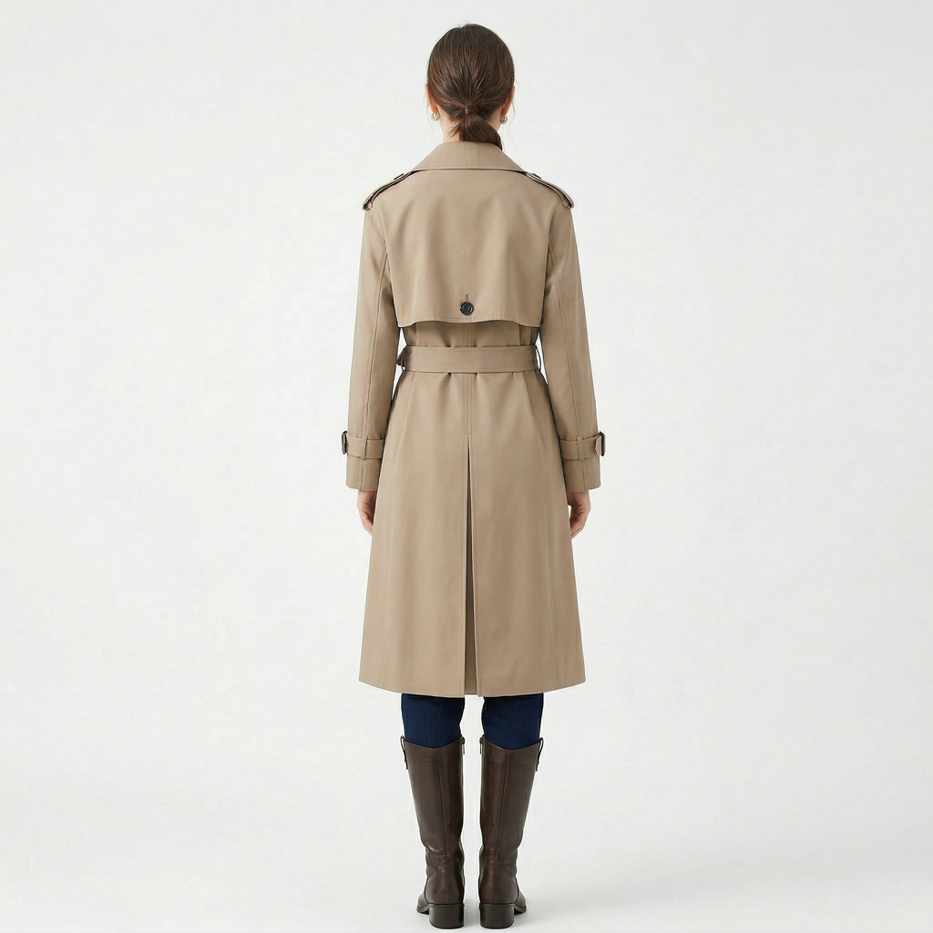 Women's Winter Long Sleeve Trench Coat