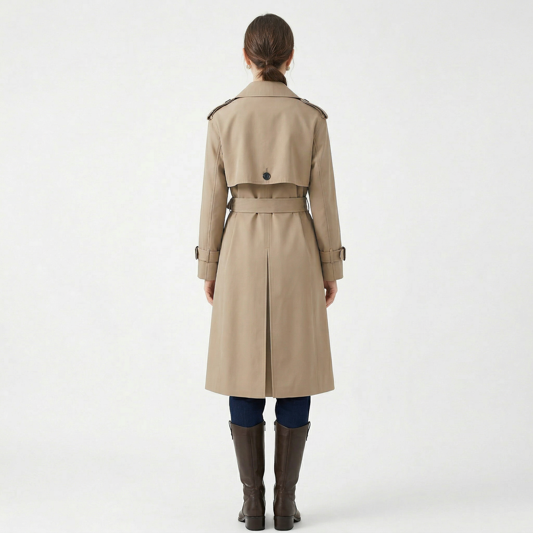 Women's Winter Long Sleeve Trench Coat