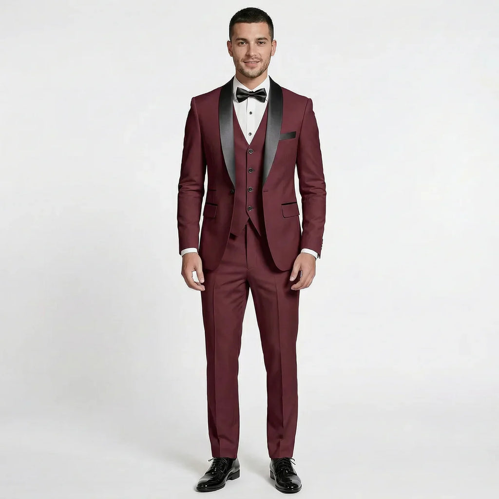 Men's Elegant 3-Piece Suit Set