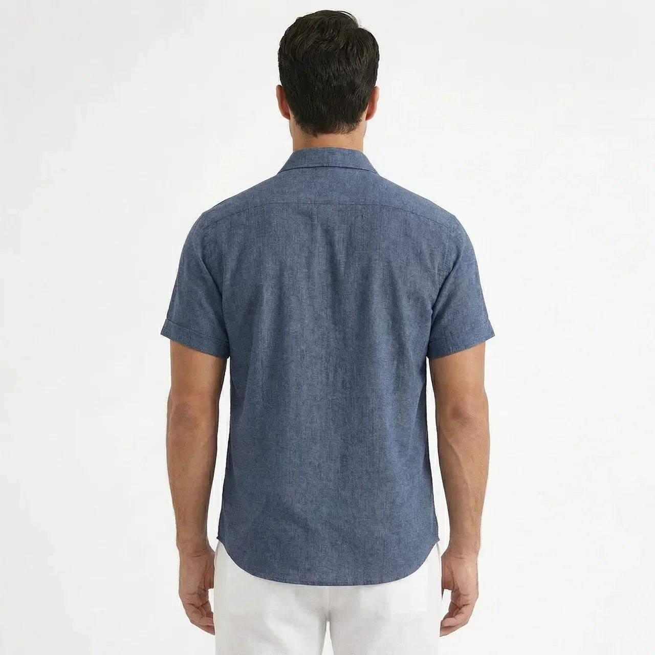 Men’s Casual Linen Short Sleeve Shirt