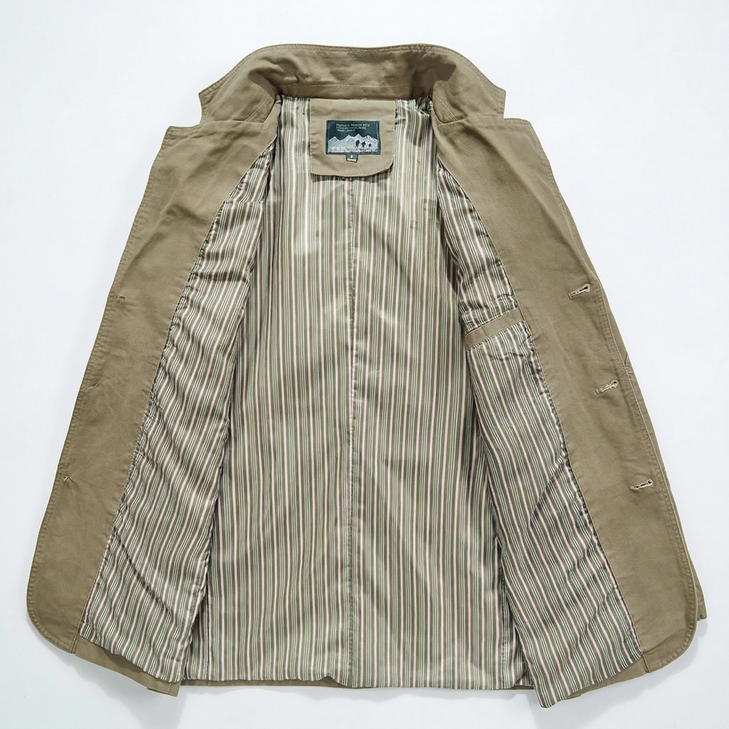 Men's Button Front Blazer Jacket