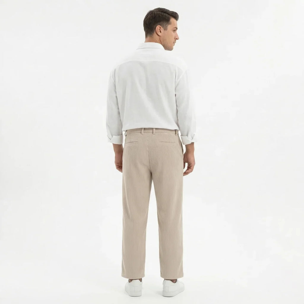 Men's Wide Leg Summer Trousers