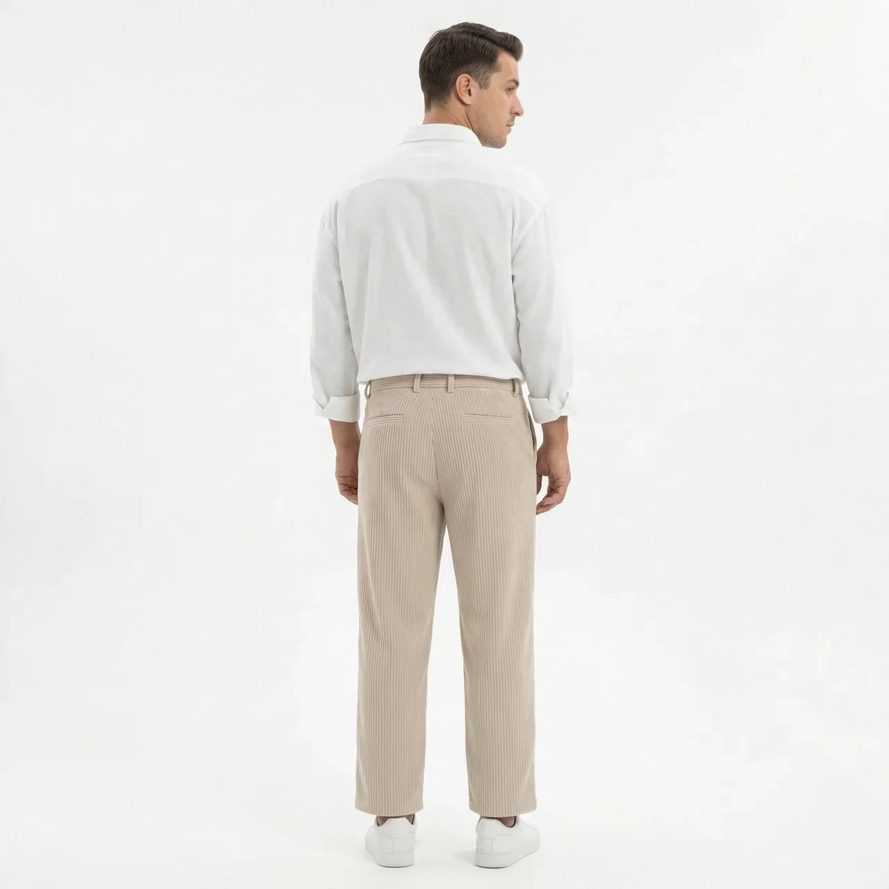 Men's Wide Leg Summer Trousers