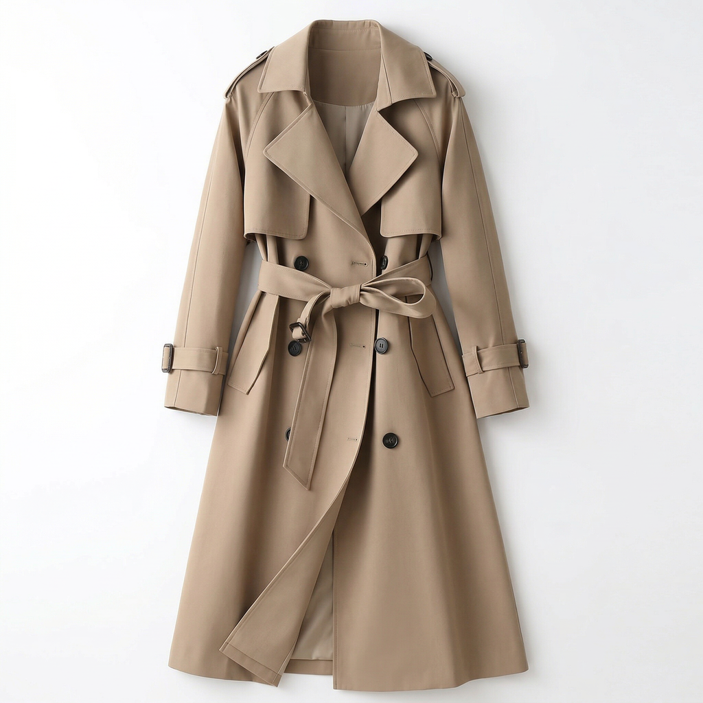 Women's Winter Long Sleeve Trench Coat