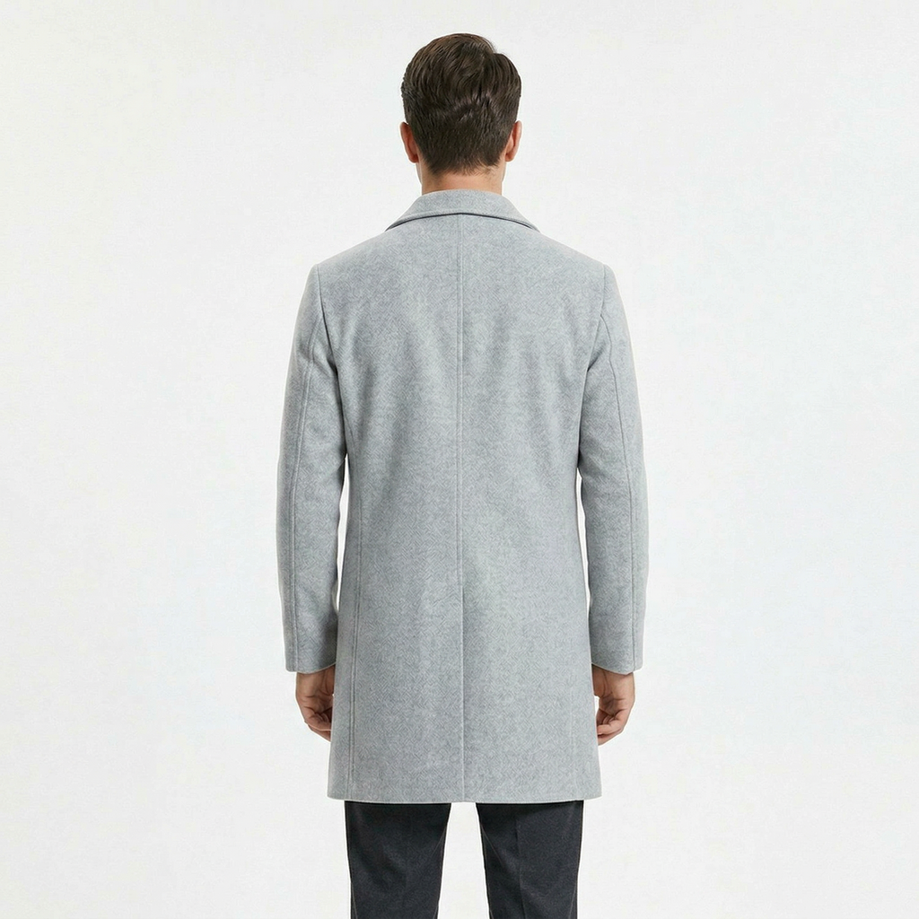 Men's Wool Business Trench Coat
