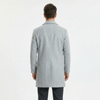 Men's Wool Business Trench Coat