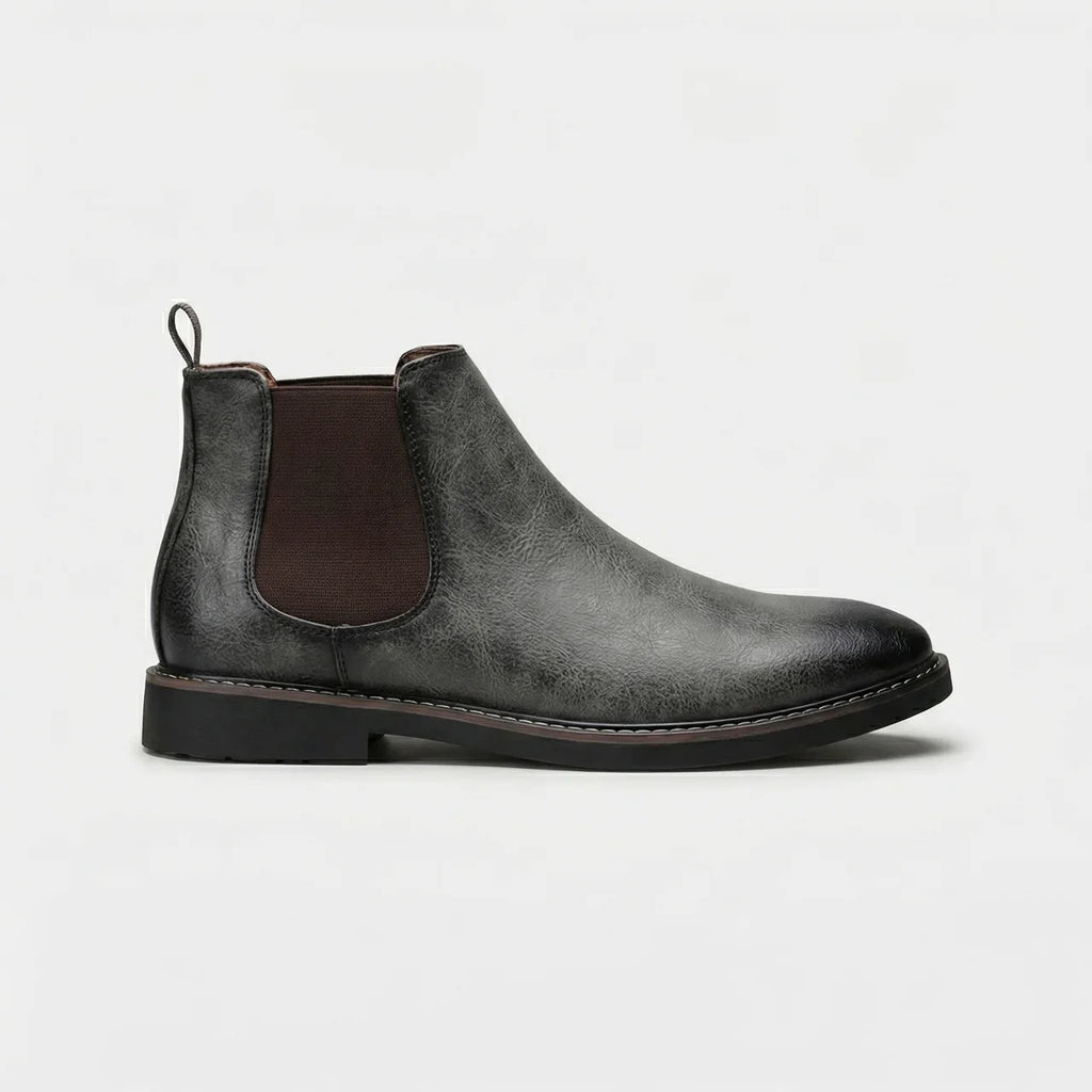 Valenomode - Men’s Chelsea leather Ankle Boots