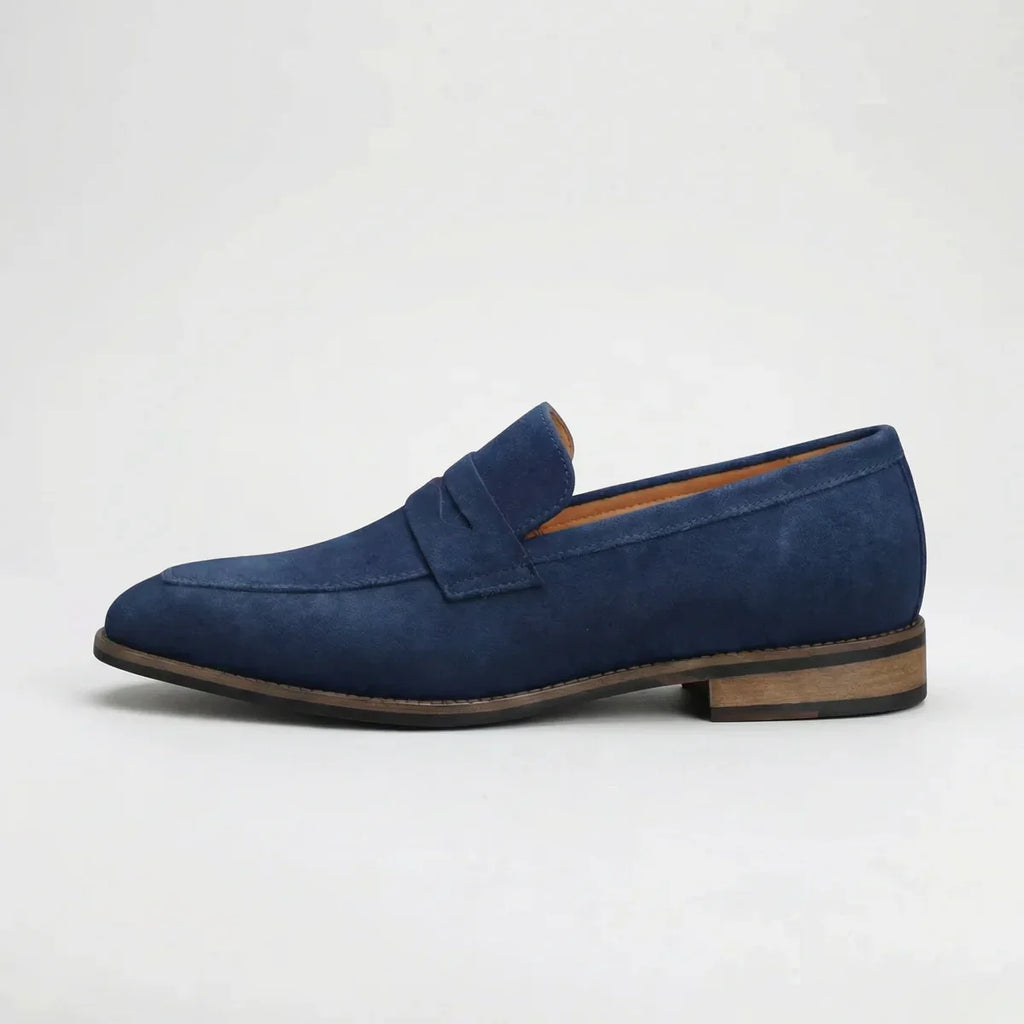 Men's Classic Suede Slip-On Loafers