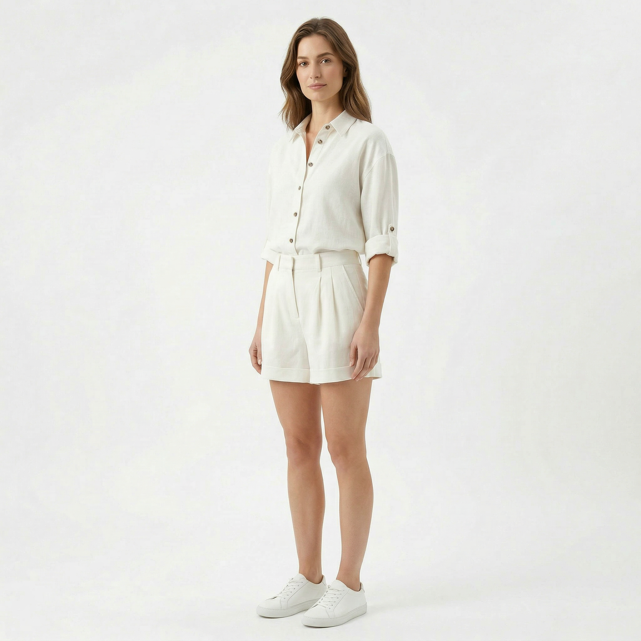 Women’s Linen Summer Co-ord Short