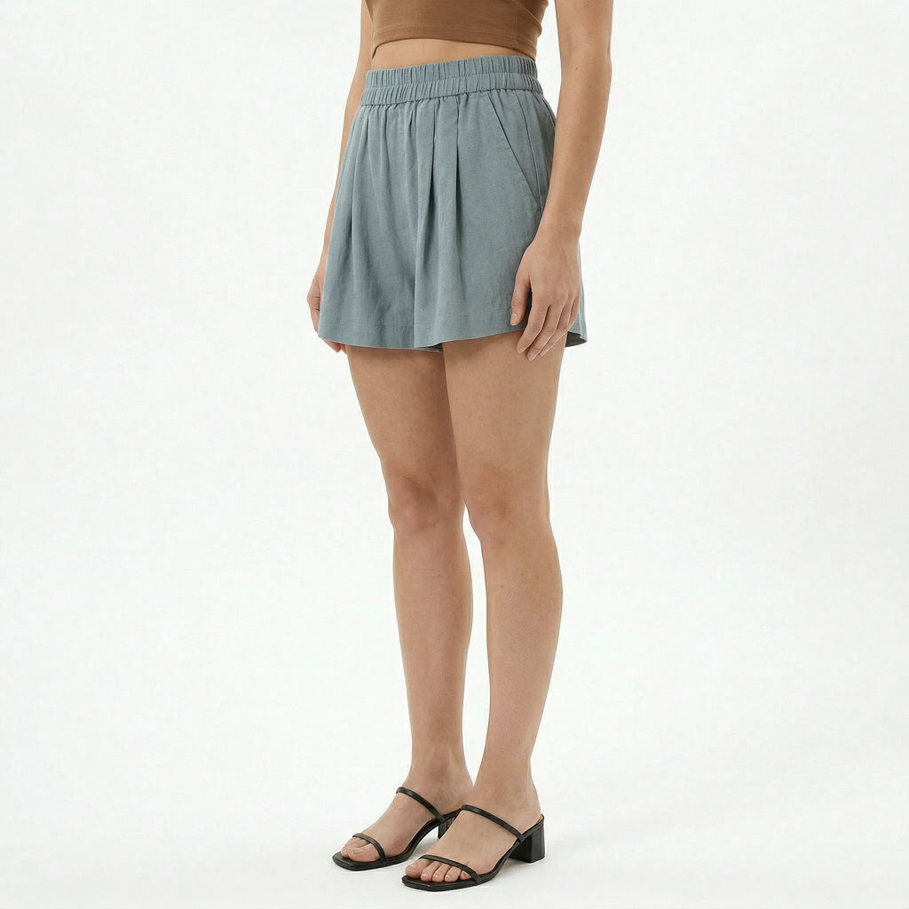 Valenomode - Women’s Summer Wide Pull-On Shorts