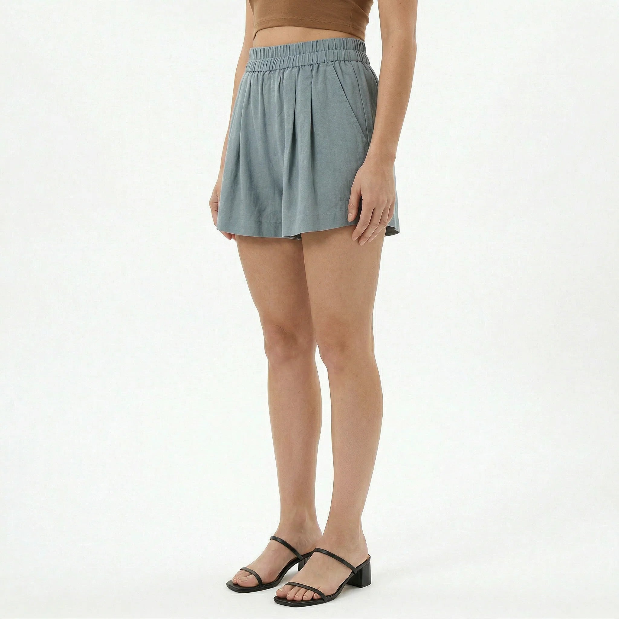 Valenomode - Women’s Summer Wide Pull-On Shorts