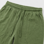 Valenomode - Men’s Linen Drawstring Shorts