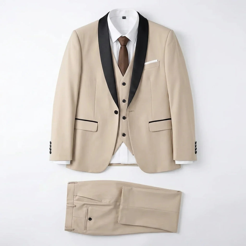 Men's Elegant 3-Piece Suit Set
