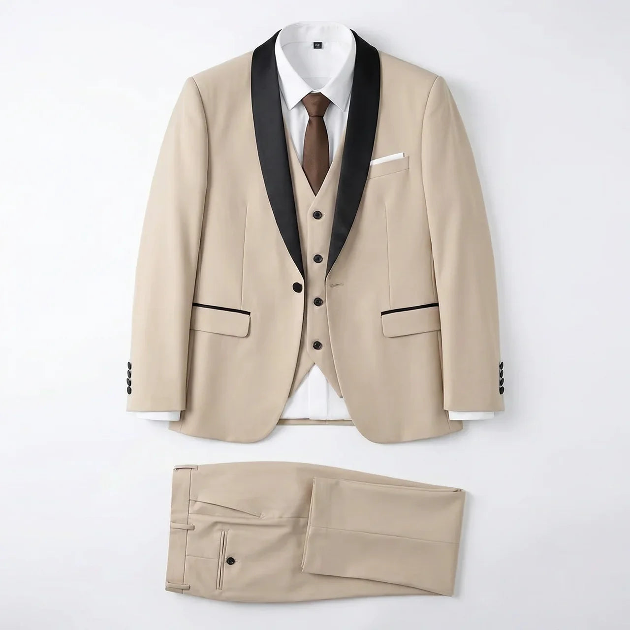 Men's Elegant 3-Piece Suit Set