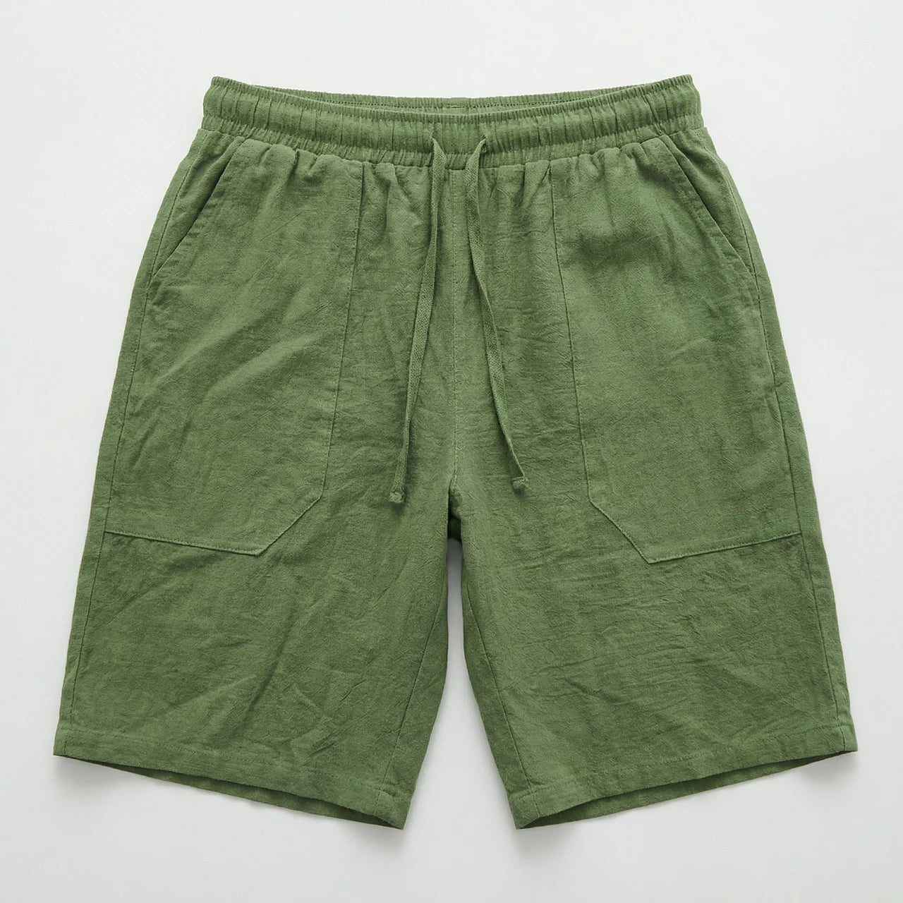 Valenomode - Men’s Linen Drawstring Shorts