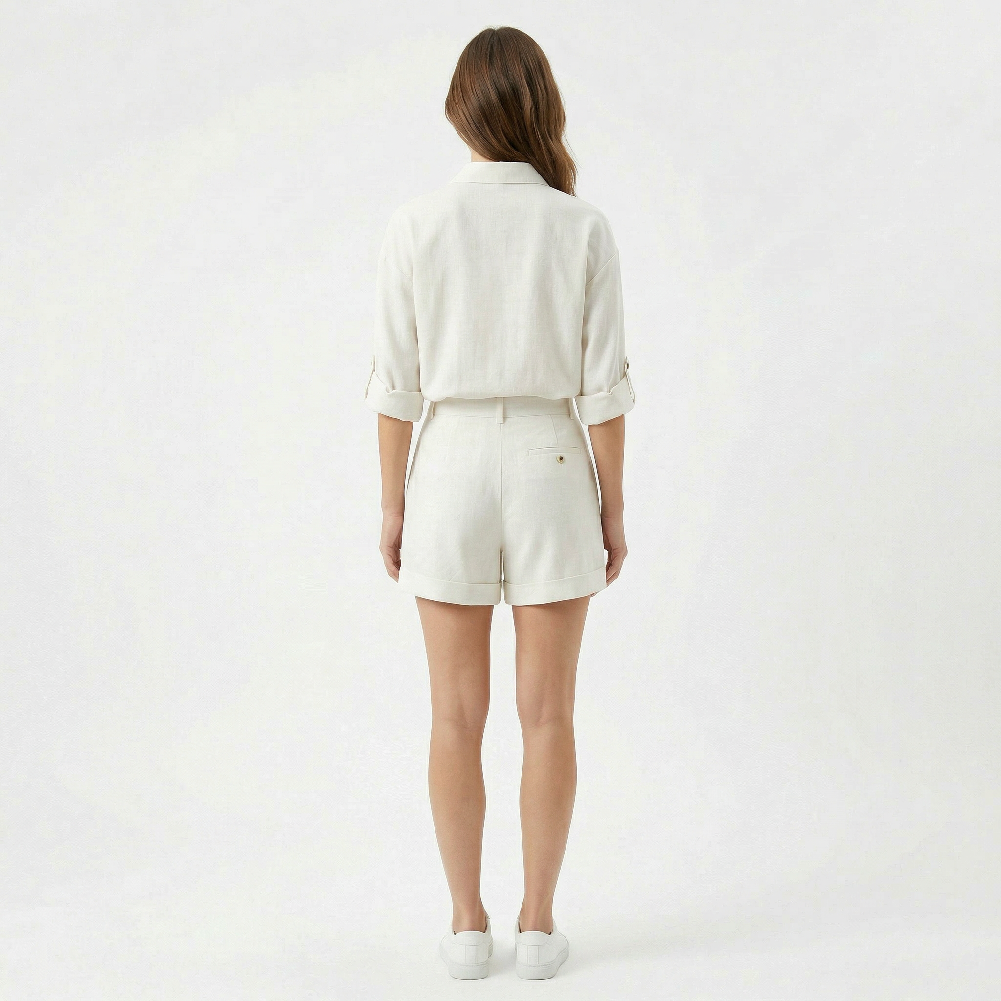 Women’s Linen Summer Co-ord Short