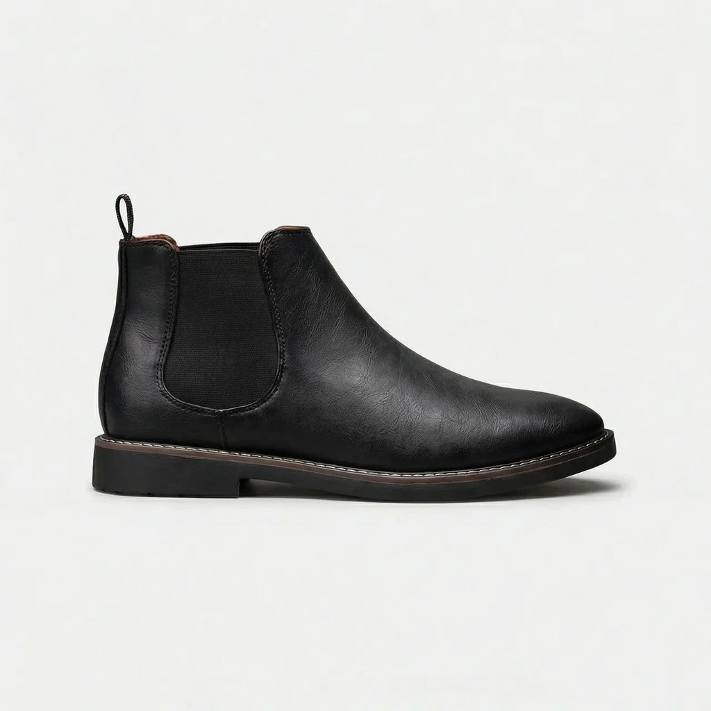 Valenomode - Men’s Chelsea leather Ankle Boots