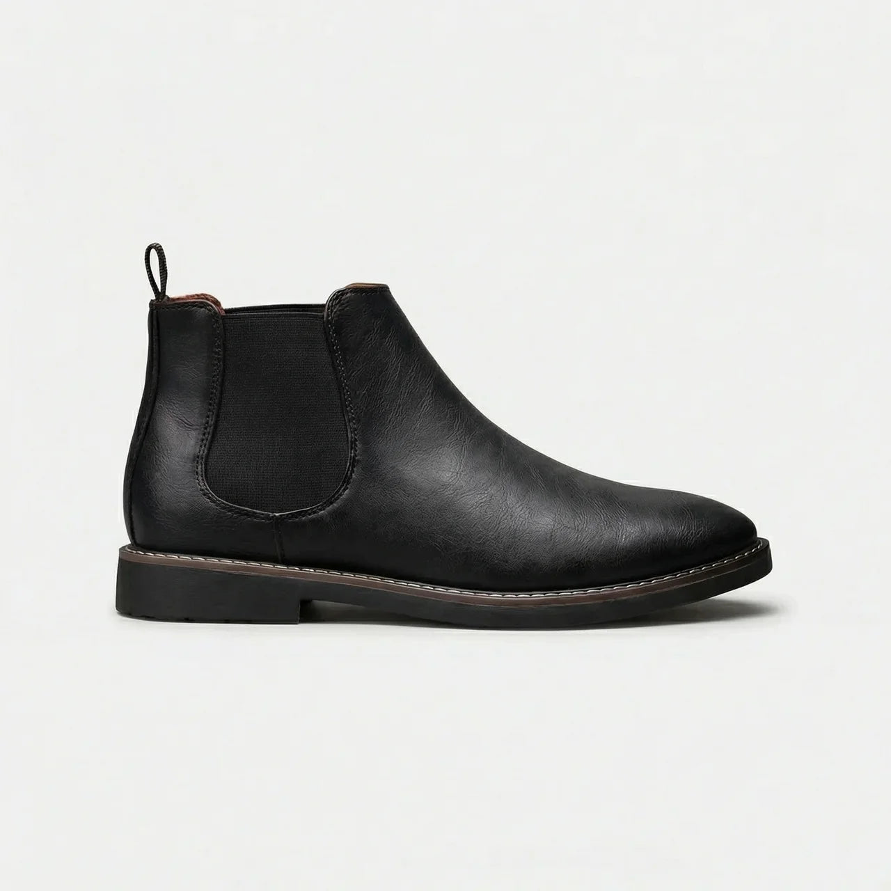 Valenomode - Men’s Chelsea leather Ankle Boots