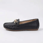 Valenomode - Women’s Chain Detail Flat Loafers