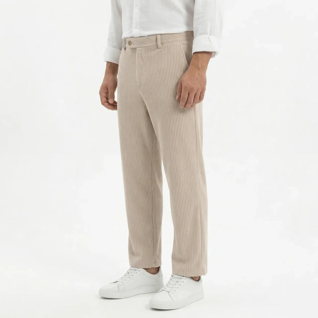 Men's Wide Leg Summer Trousers