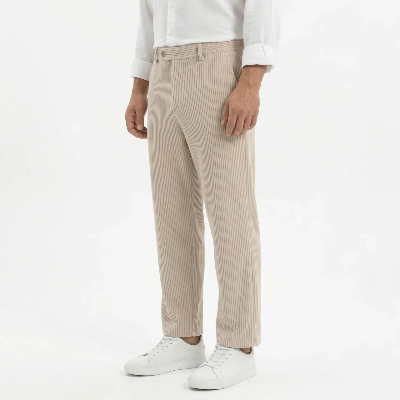 Men's Wide Leg Summer Trousers